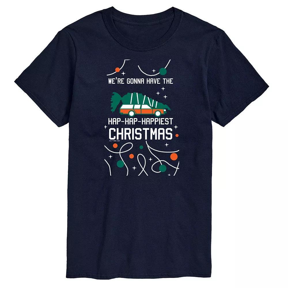 Big & Tall National Lampoon's Christmas Vacation Griswold Family Christmas Graphic Tee, Men's, Size: 4XL Tall, Blue Product Image