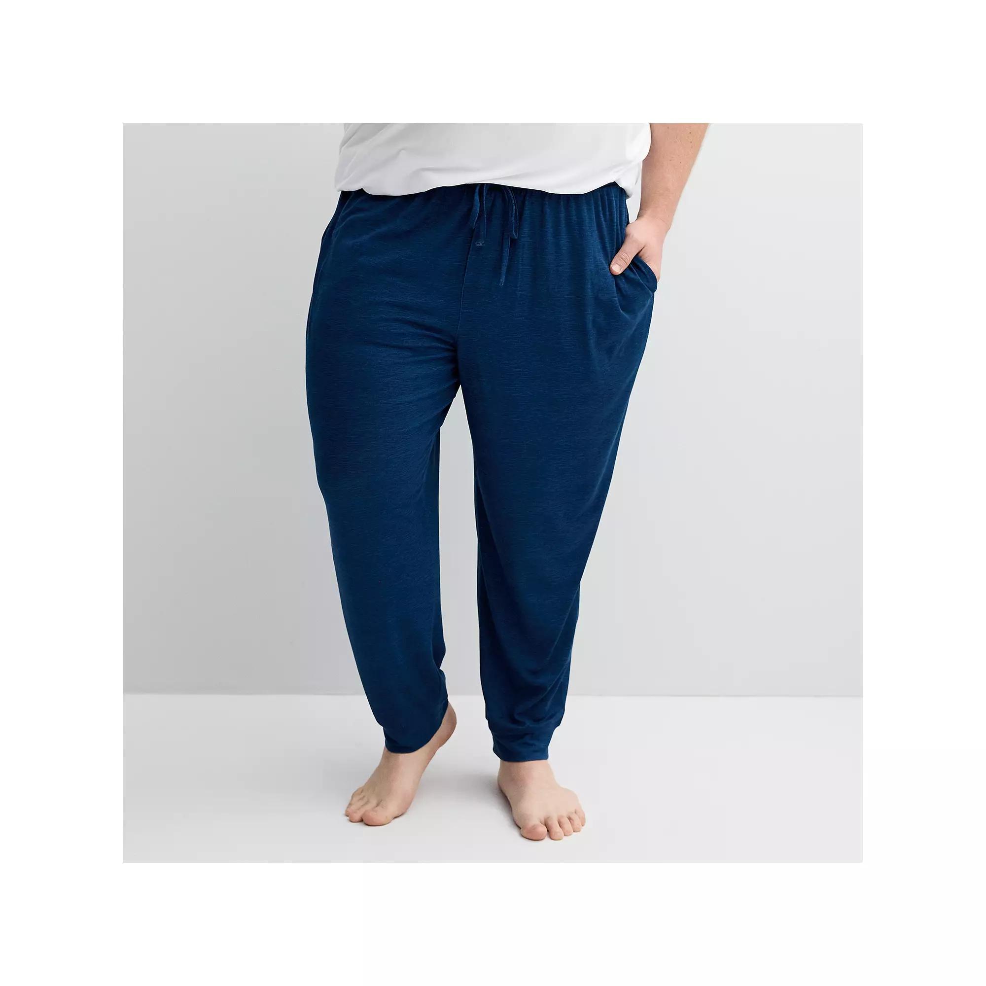 Big & Tall Sonoma Goods For Life® Supersoft Banded Bottom Drawstring Pajama Pants, Men's,  Product Image