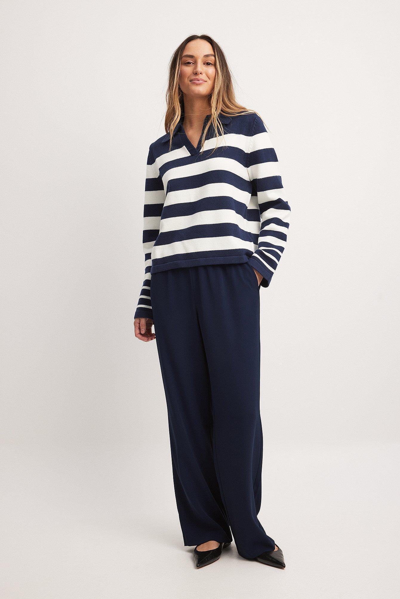 Relaxed Mid Waist Trousers Product Image