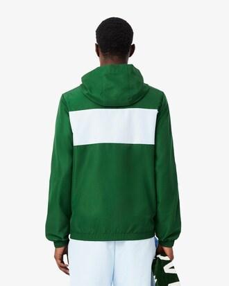 Colour-Block Logo Stripe Tennis Jacket Product Image