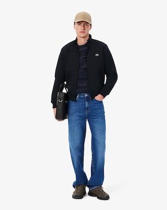 Water-Repellent Twill Harrington Jacket Product Image