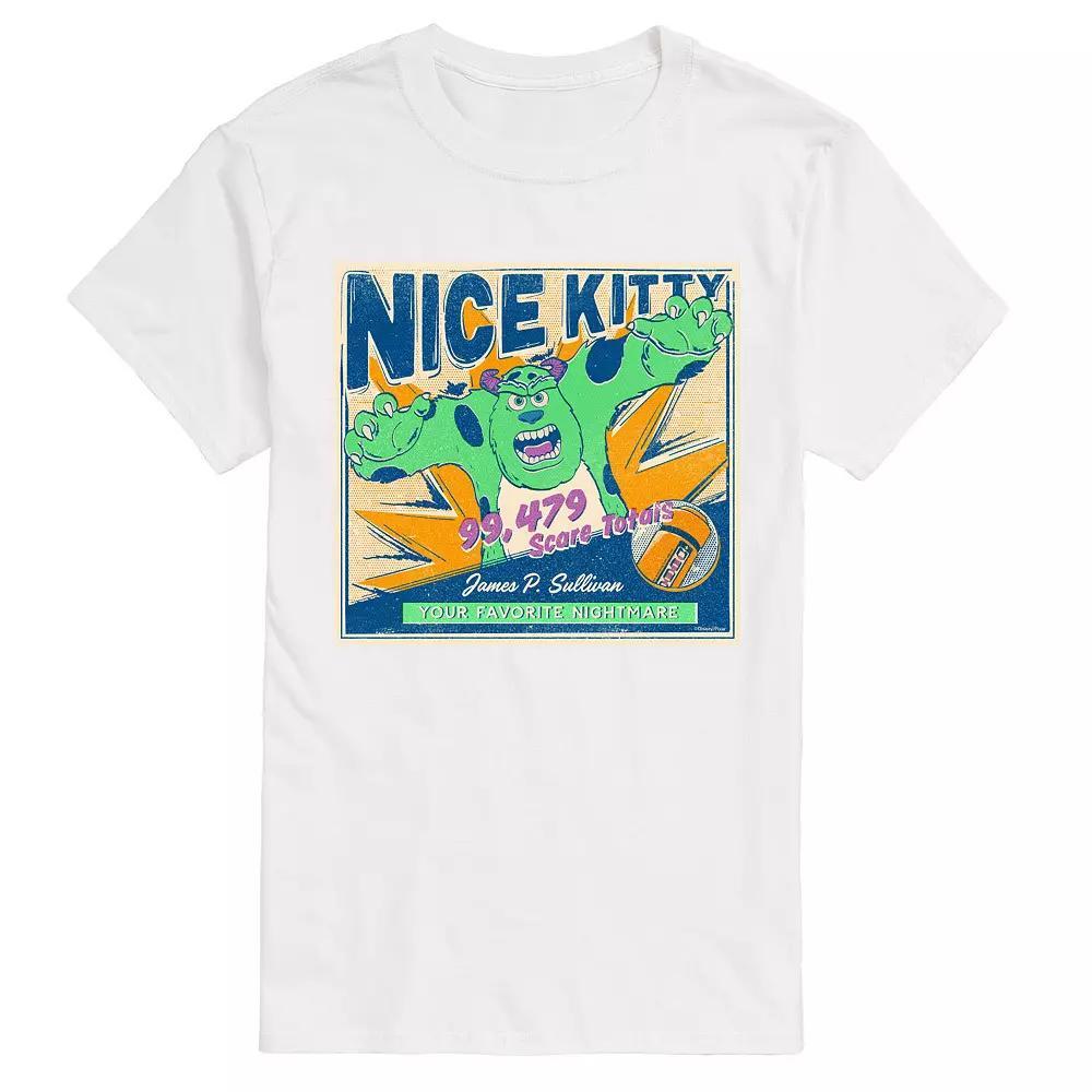 Disney's Monsters Inc. Big & Tall Nice Kitty Graphic Tee, Men's, Size: XL Tall, Black Product Image