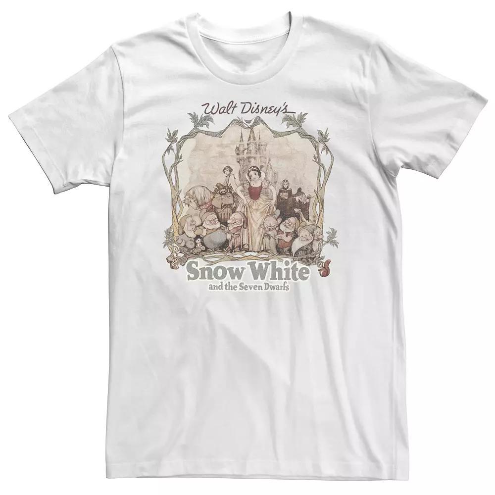Big & Tall Disney Snow White And The Seven Dwarfs Men's Vintage Portrait Tee,  Product Image