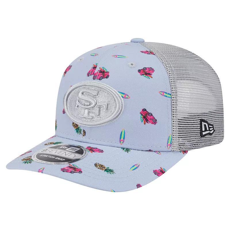 Men's New Era  Light Blue San Francisco 49ers Adventure Surfboard 9SEVENTY Adjustable Hat Product Image