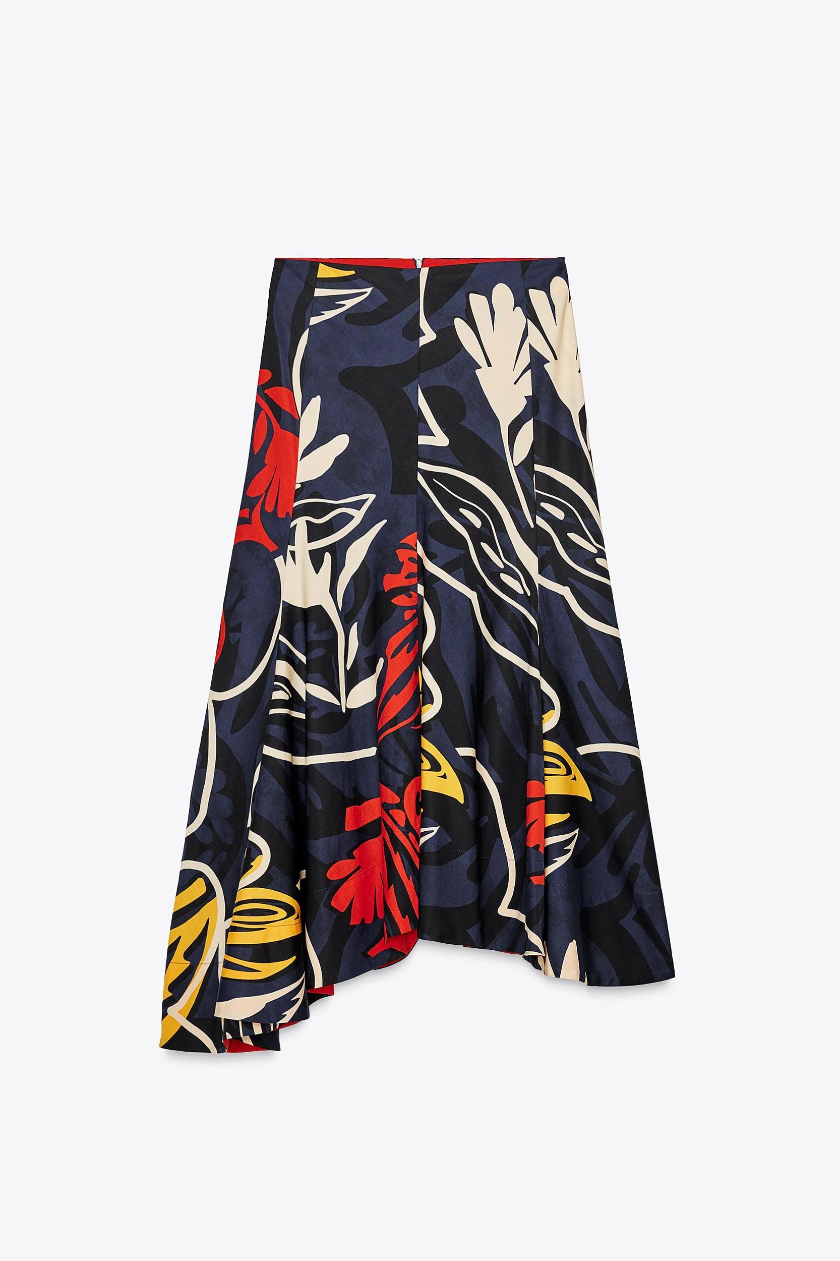 ZW COLLECTION PRINTED SKIRT Product Image