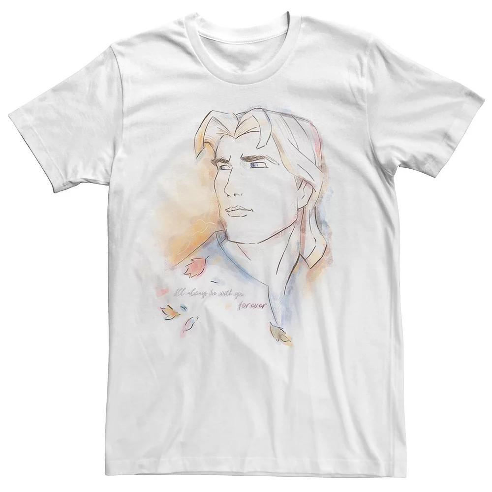 Disney's Pocahontas John Smith Men's Watercolor Portrait Tee,  Product Image