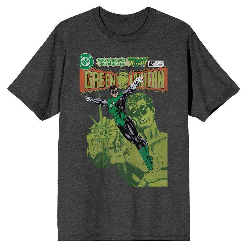 Men's DC Comics Green Lantern Magazine Cover Graphic Tee, Size: Large, Grey Product Image