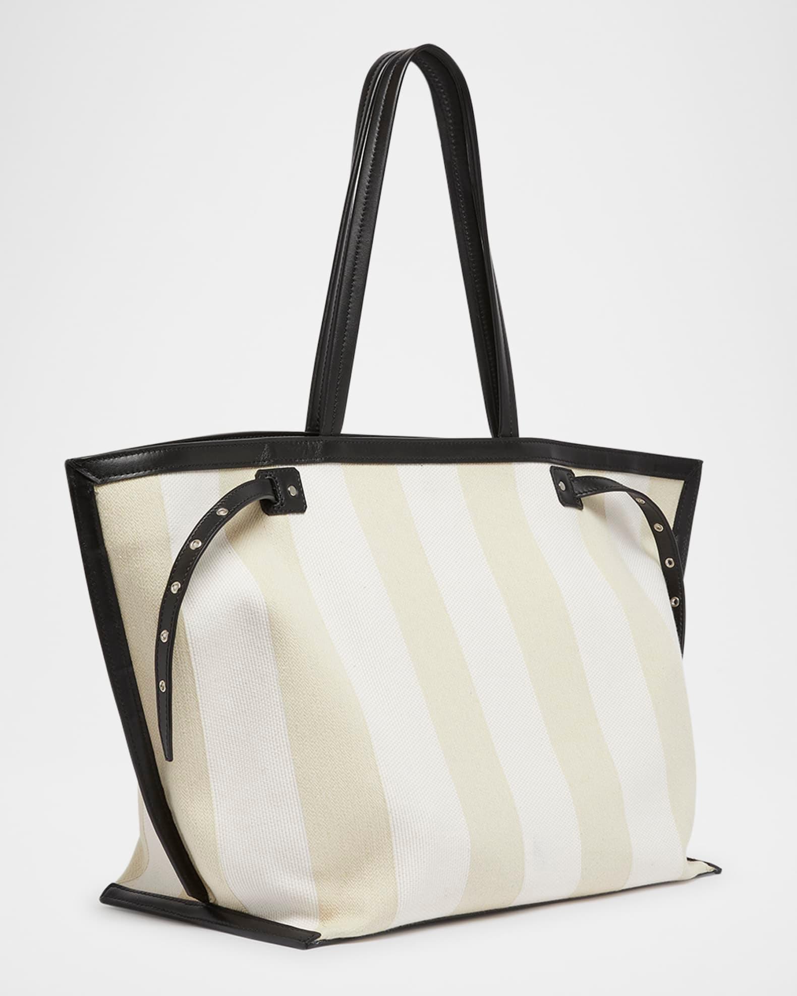 Days Striped Canvas Tote Bag Product Image