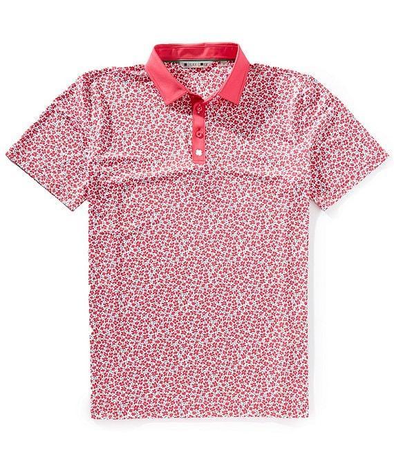 BLACK CLOVER Azalea Short Sleeve Polo Shirt Product Image
