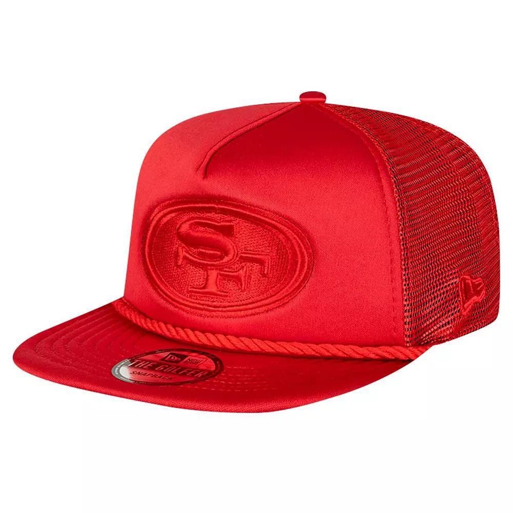 Men's New Era Scarlet San Francisco 49ers Active Tone Golfer Snapback Hat, Red Product Image