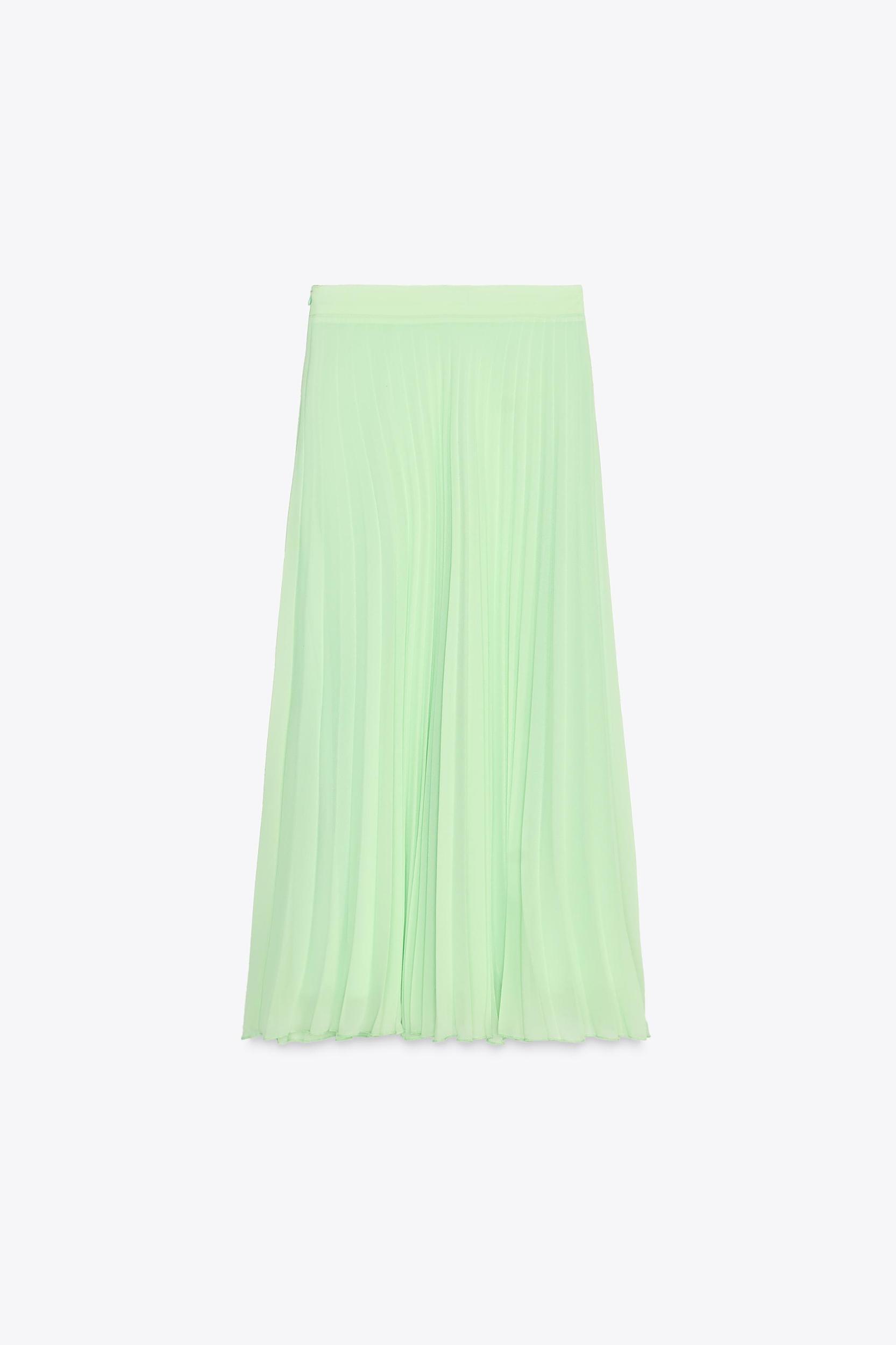 PLEATED MIDI SKIRT Product Image