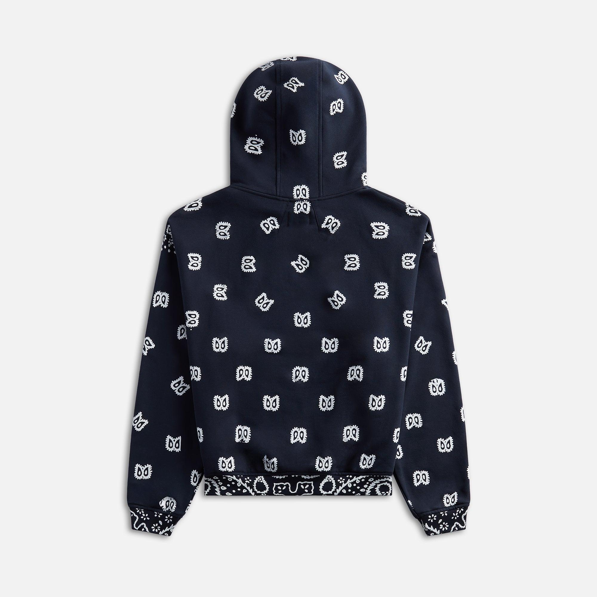 Rhude Bandana Print Hoodie - Vintage Black Male Product Image