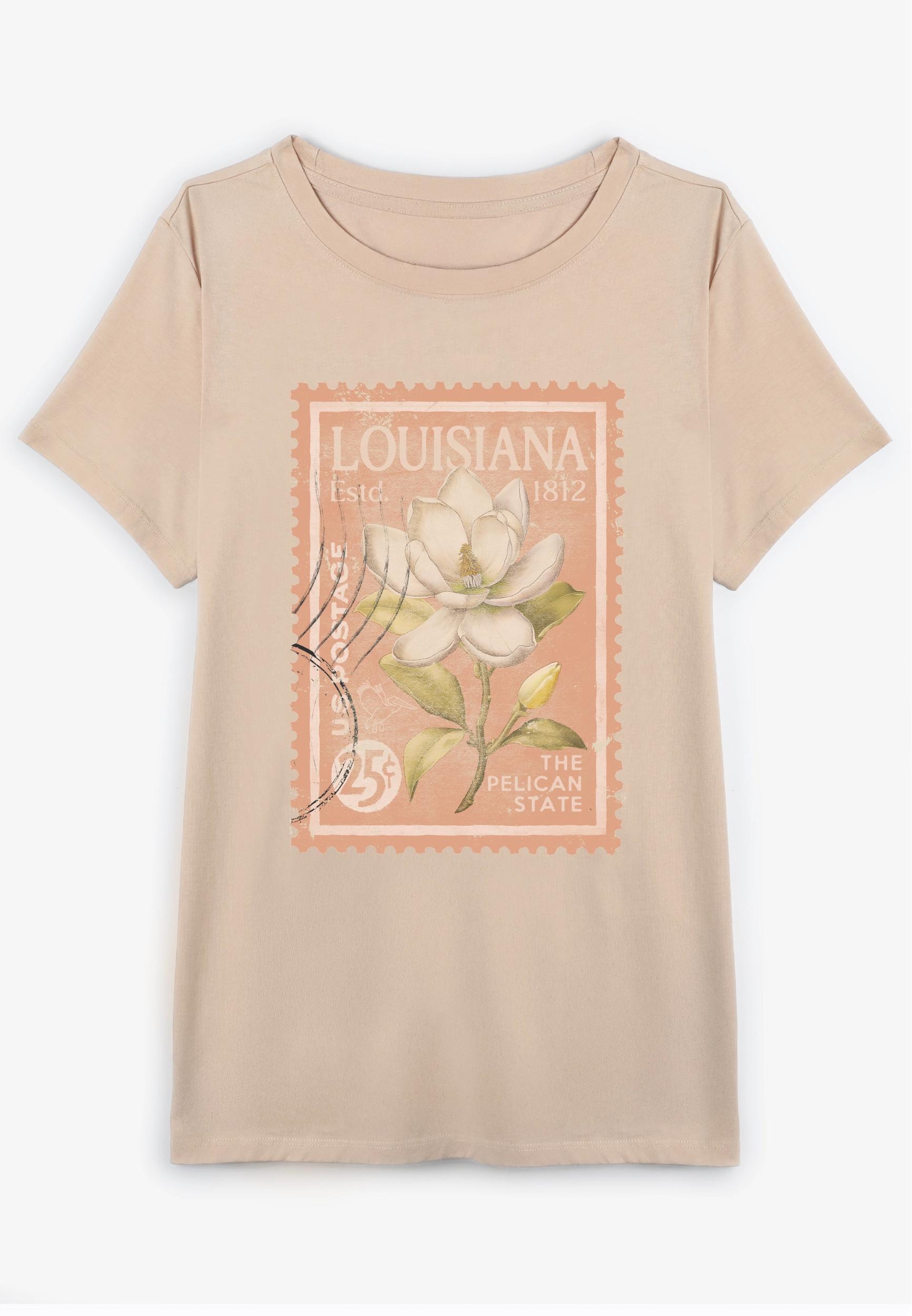 Maurices 4X Plus Size Womens State Stamp Classic Fit Graphic Tee Product Image