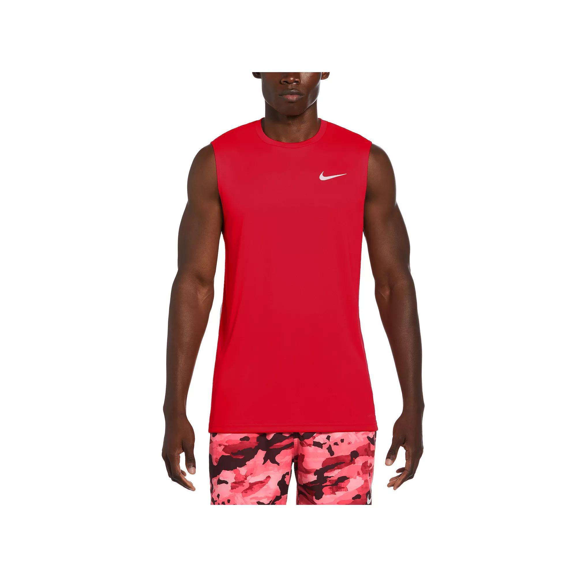 Mens Nike Dri-FIT UPF 40+ Essential Sleeveless Hydroguard Swim Tee Product Image