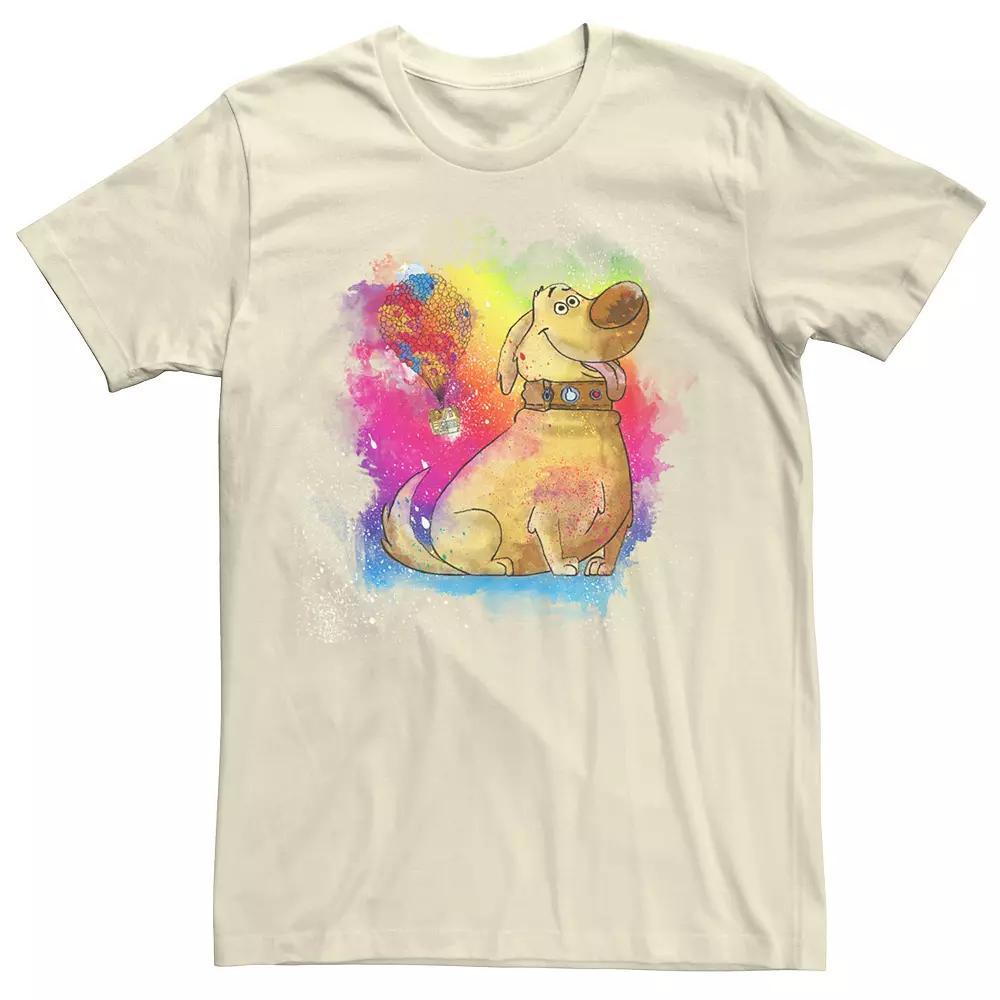 Disney / Pixar's Up Dug Men's Watercolor Rainbow Tee,  Product Image