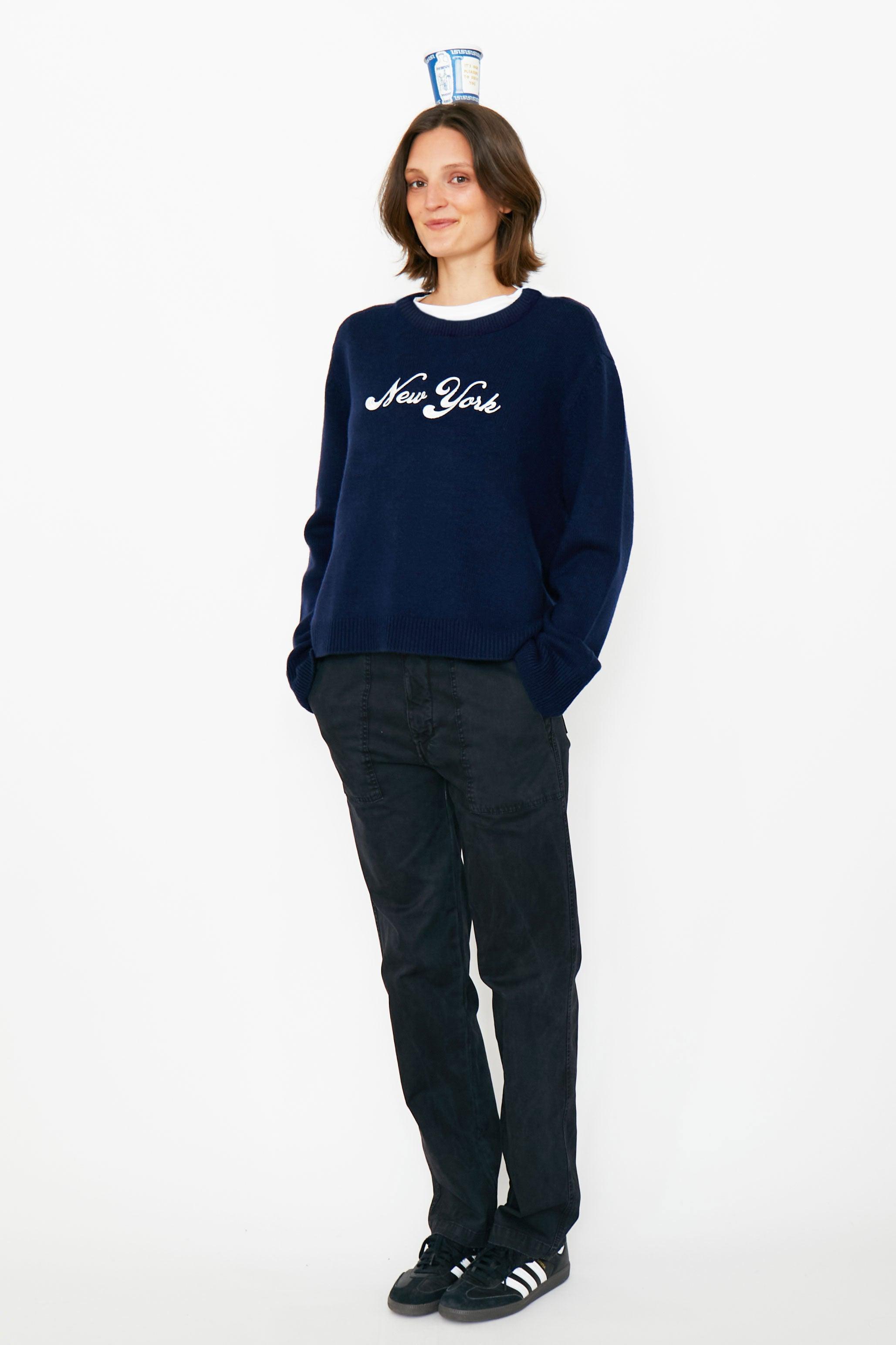 The New York Crewneck - Navy Product Image