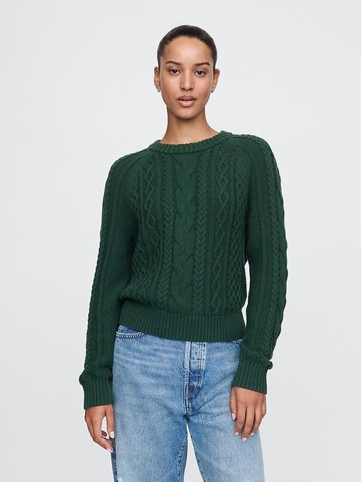 Classic Cable-Knit Sweater Product Image