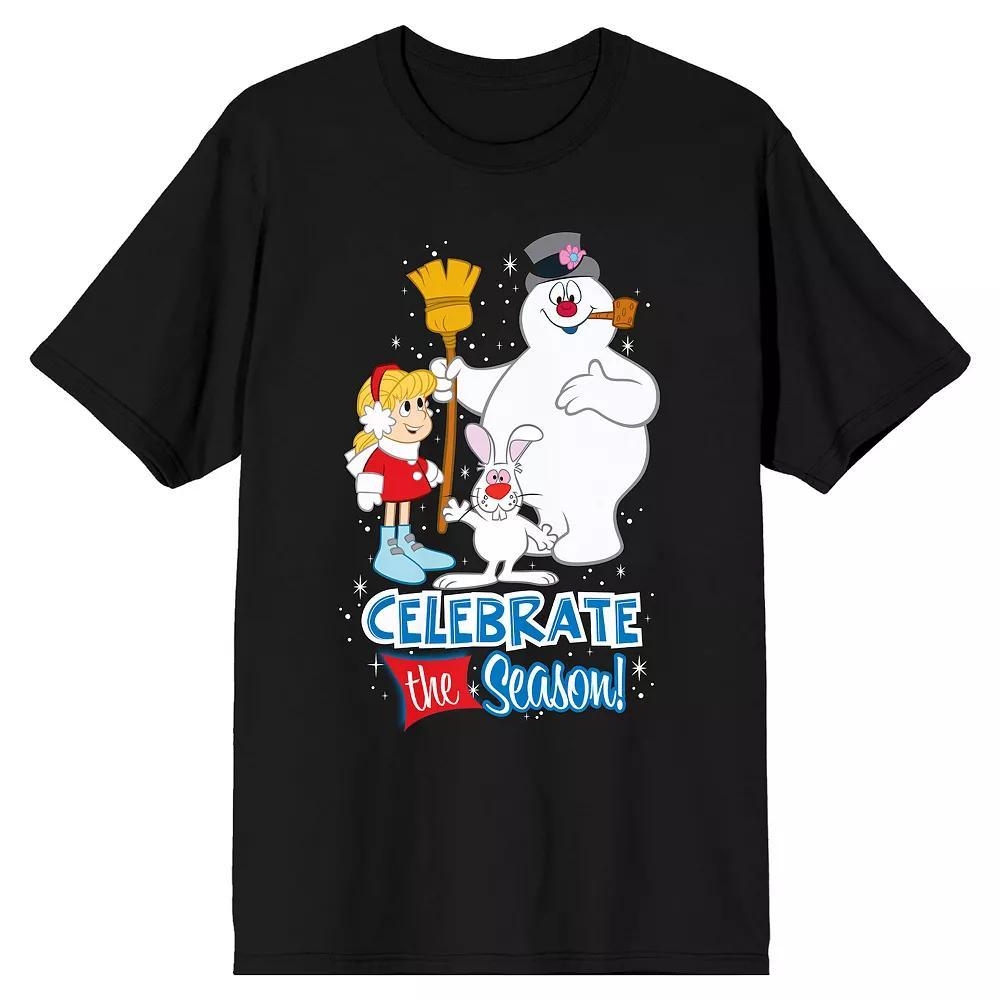 Men's Frosty The Snowman Frosty Tee, Size: XXL, Black Product Image