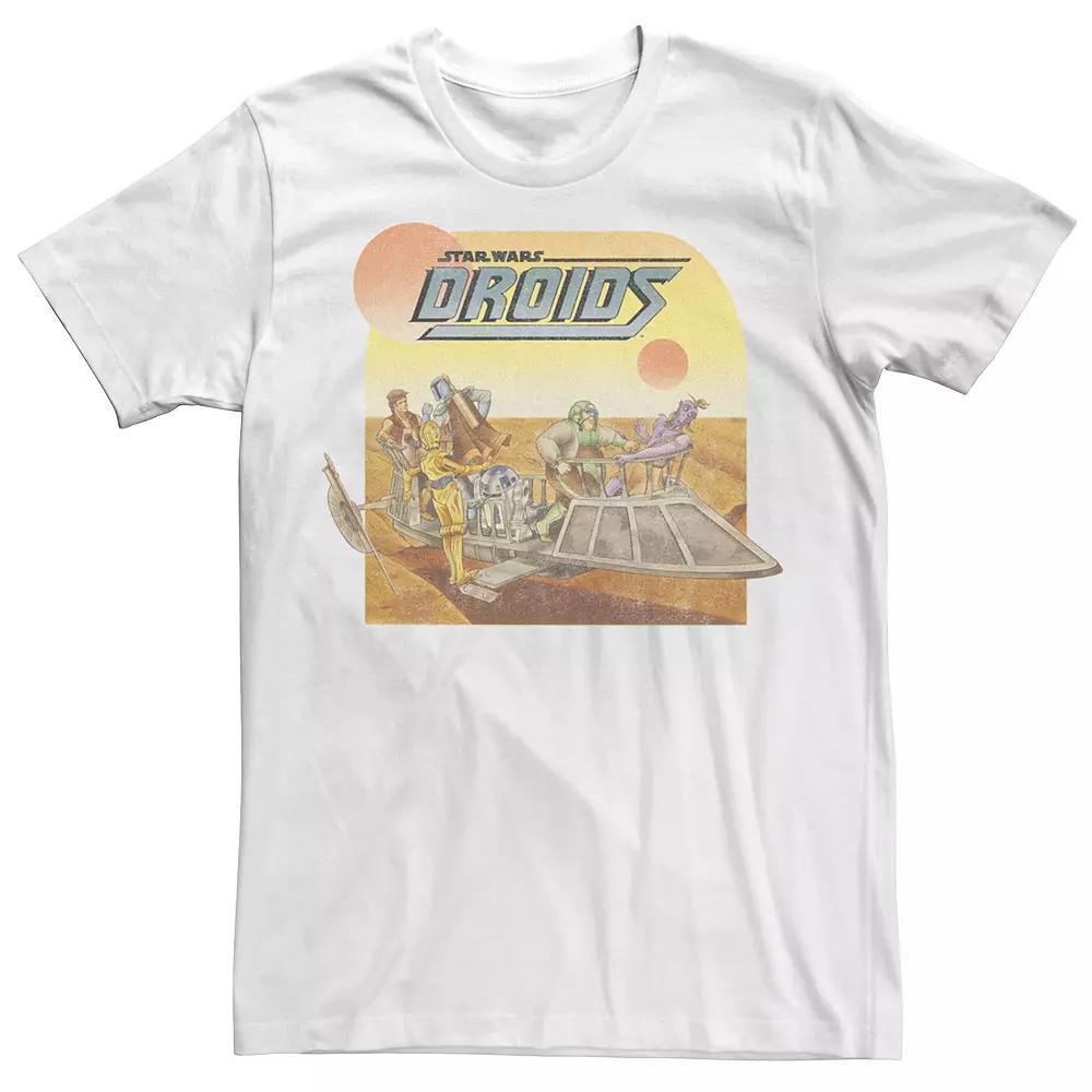 Men's Star Wars Droid Sunset Poster Tee,  Product Image