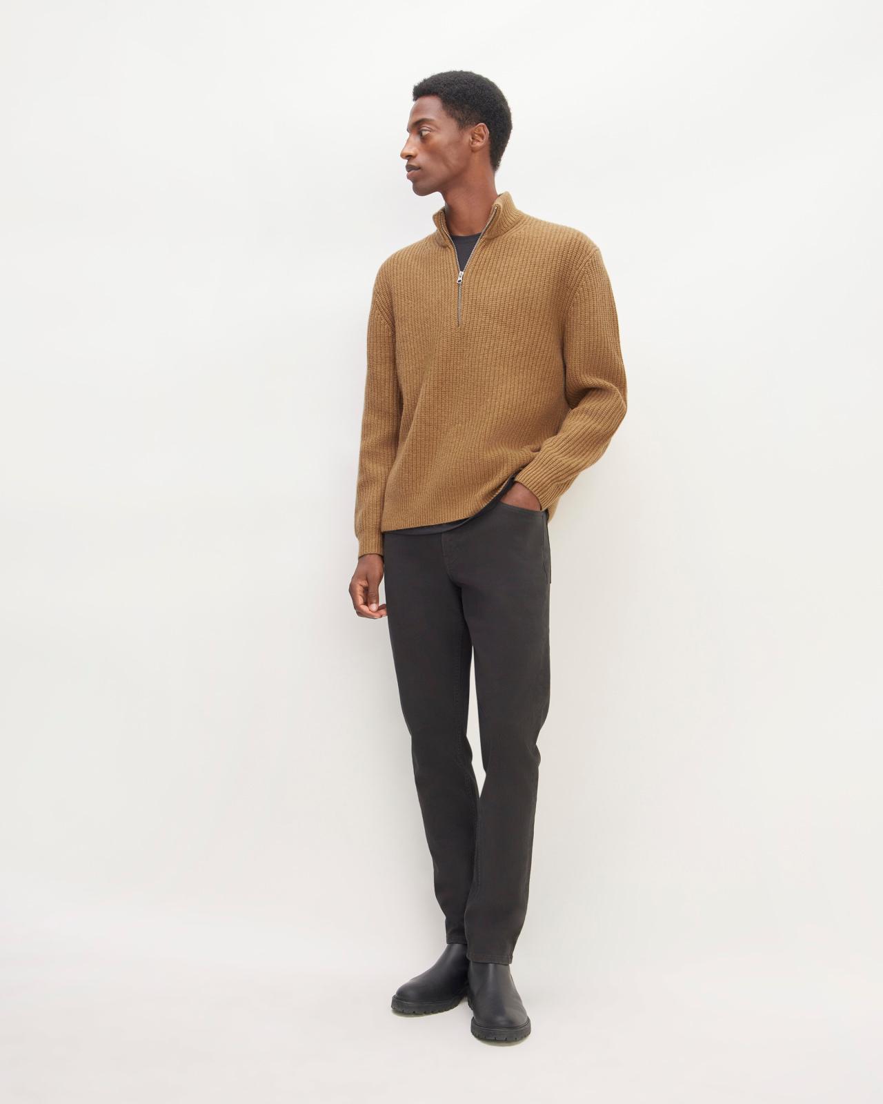 Mens Felted Merino Half-Zip Sweater by Everlane Product Image