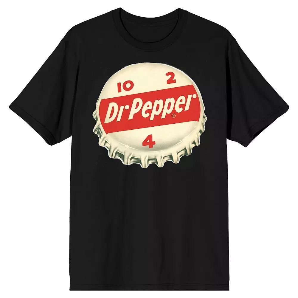 Men's Dr. Pepper Vintage Ad Graphic Tee, Size: XXL, Black Product Image