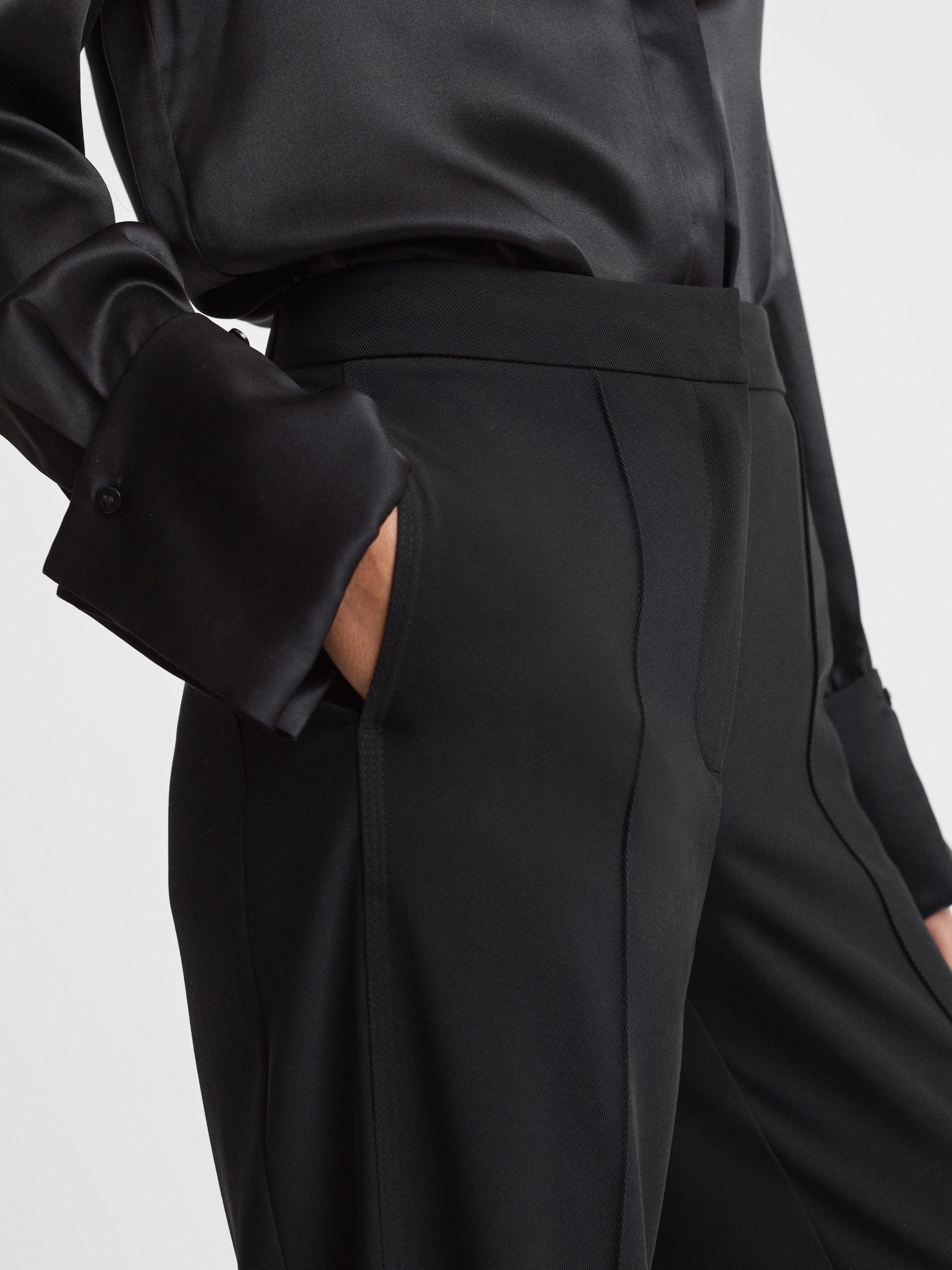 Pull On Trousers in Black Product Image