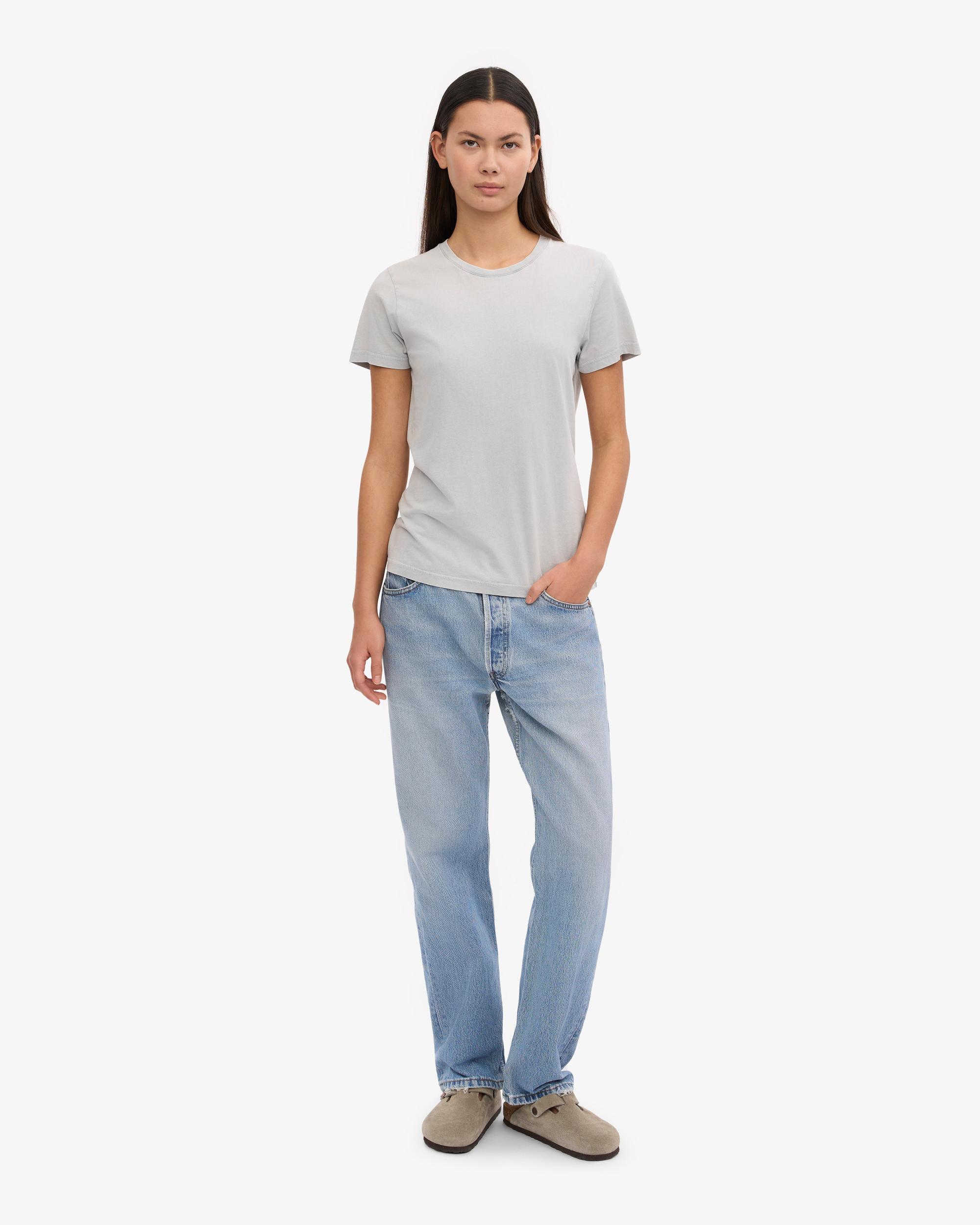 Women Light Organic Tee - Faded Grey Product Image