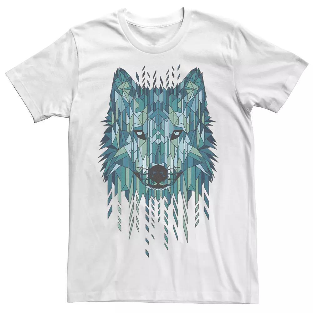 Men's Geometric Wolf Graphic Tee,  Product Image