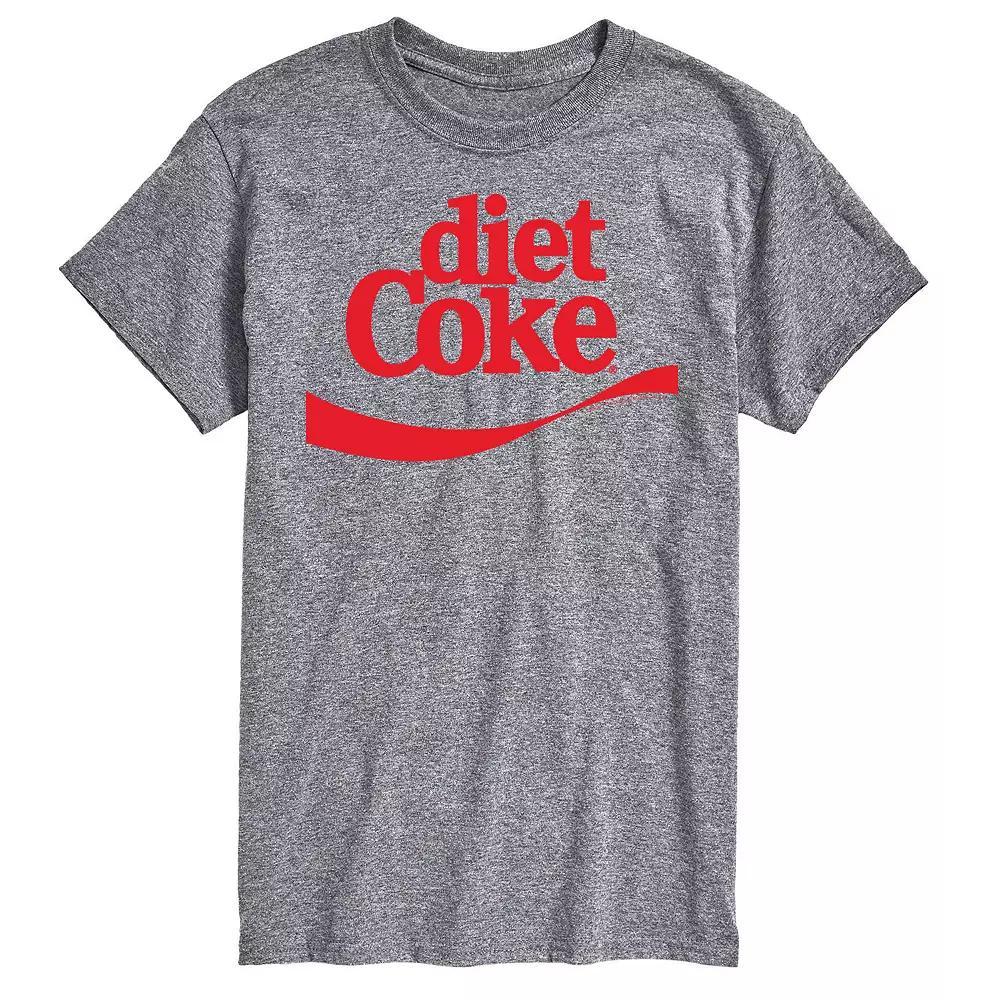 Big & Tall Coca-Cola Diet Coke Logo Graphic Tee, Men's, Size: 3XB, Gray Product Image