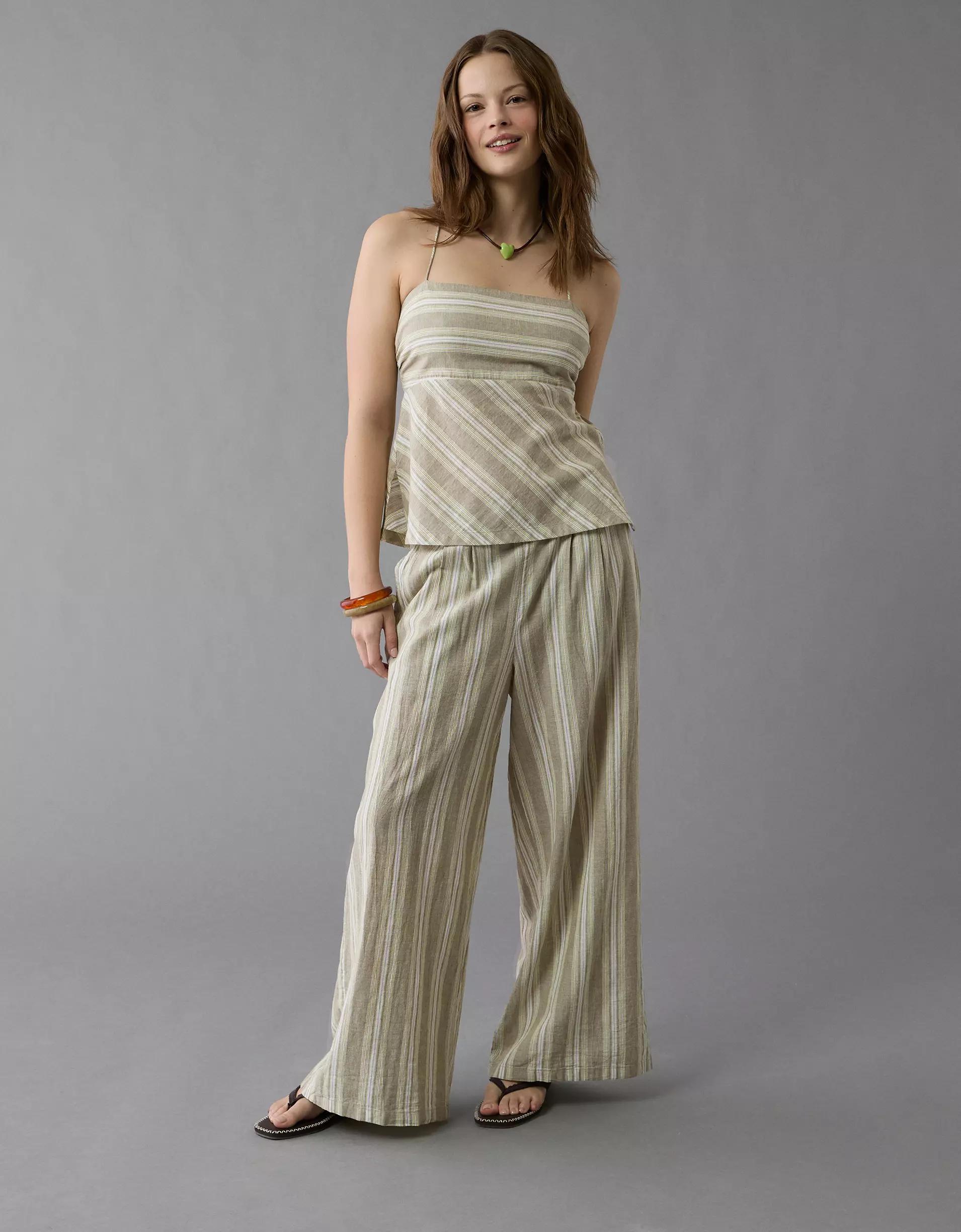 AE Striped Halter Top Product Image