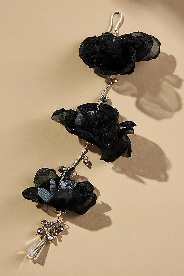 Triple Flower Earrings Product Image