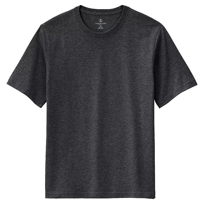 Men's Lands' End Super-T Short Sleeve T-Shirt, Size: Small, Black Product Image