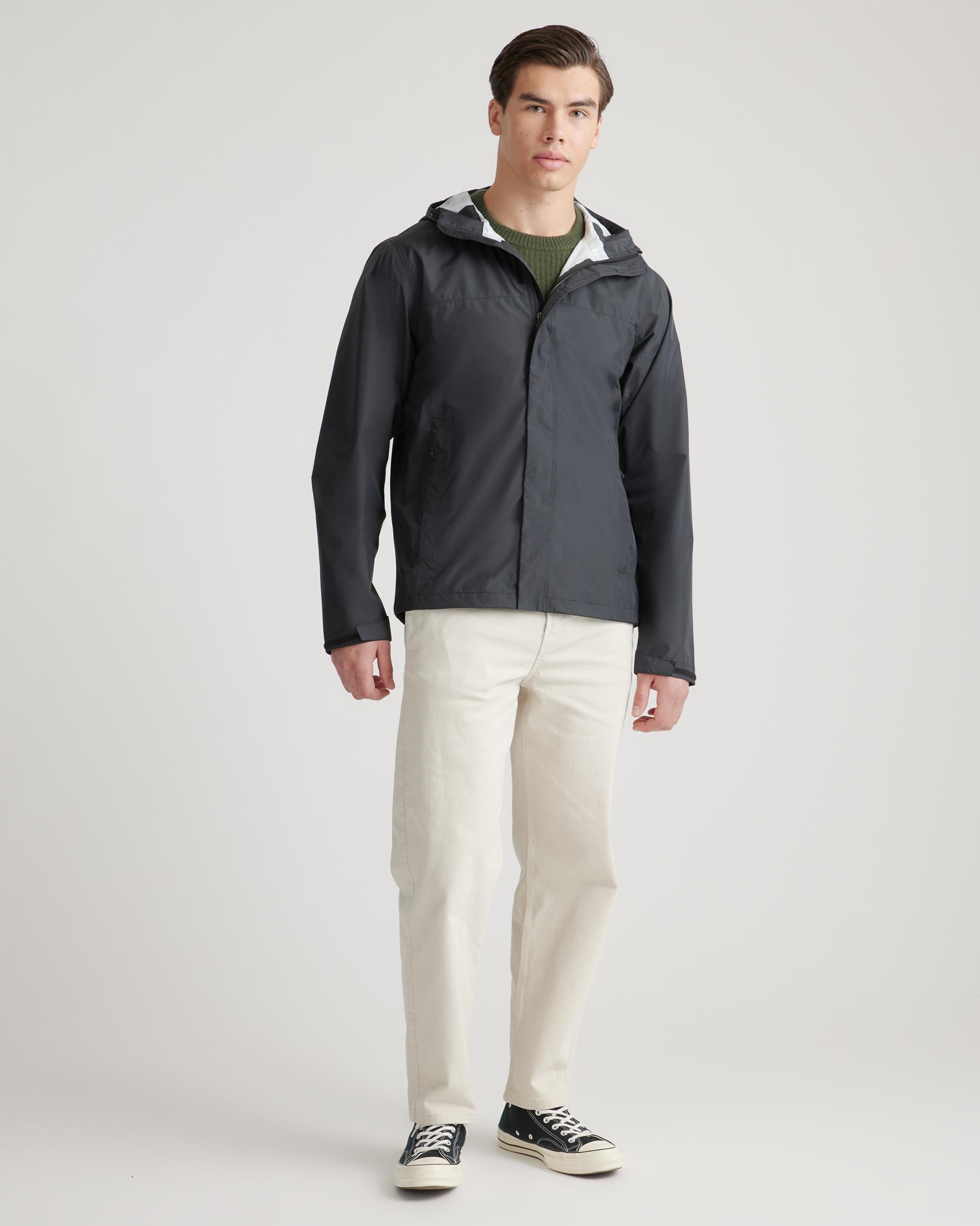 Quince | Men's Weatherproof Rain Shell Jacket Size XL, Polyester/Recycled Polyester Blend Product Image
