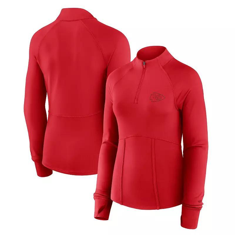 Women's Fanatics  Red Kansas City Chiefs Elements Quarter-Zip Jacket, Size: 2XL Product Image