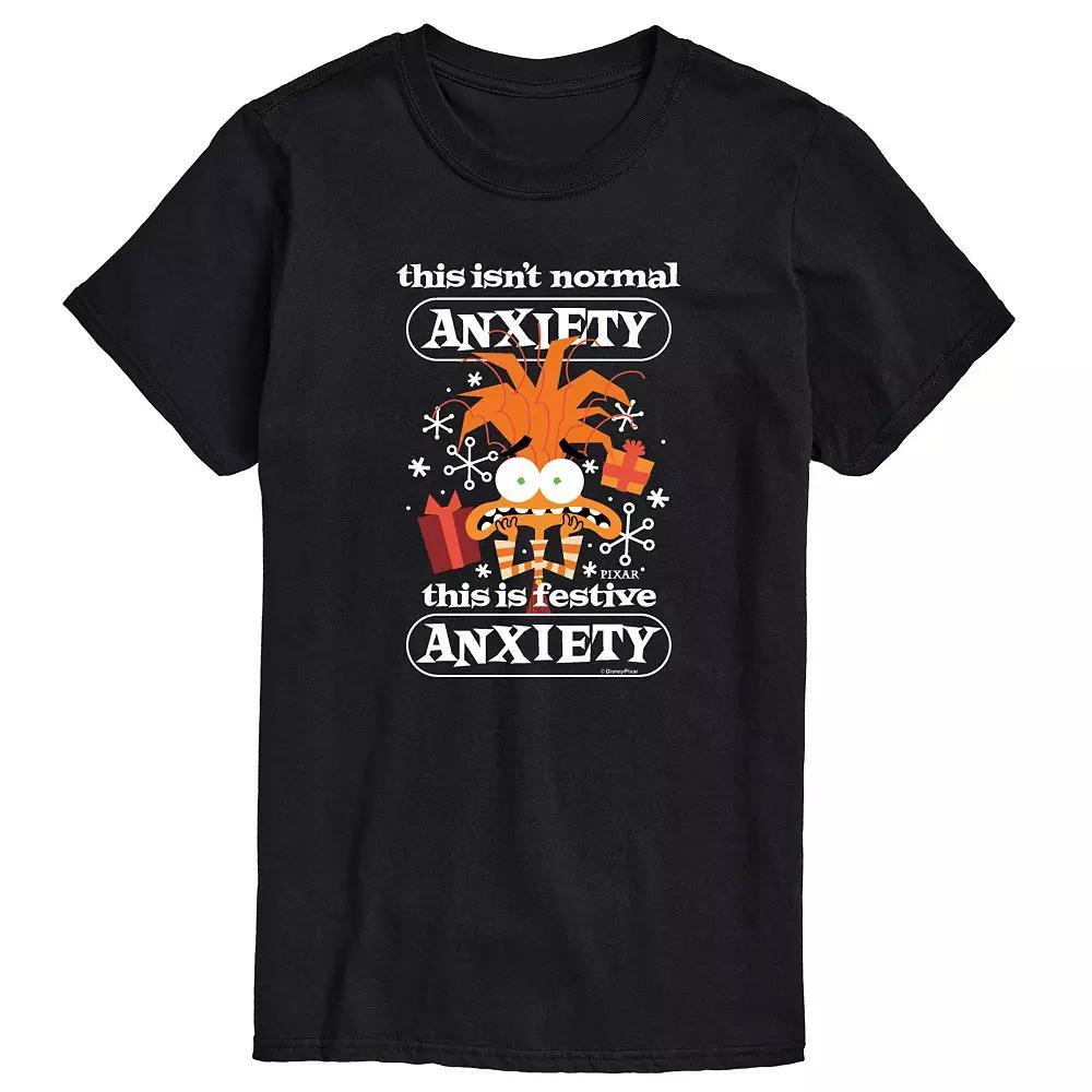 Disney / Pixar's Inside Out 2 Big & Tall Festive Anxiety Graphic Tee, Men's,  Product Image