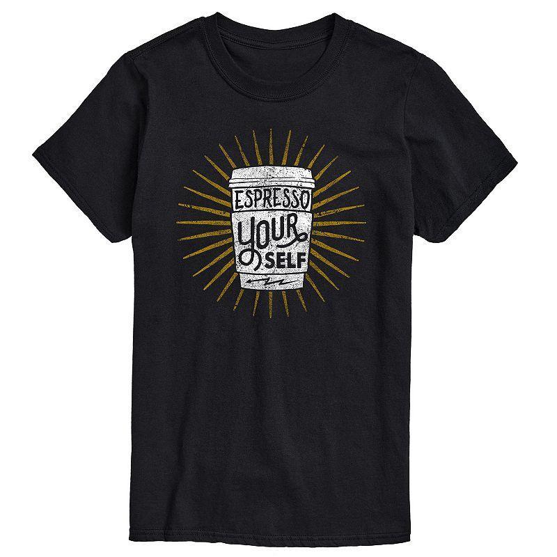 Big & Tall Espresso Yourself Graphic Tee, Men's,  Product Image