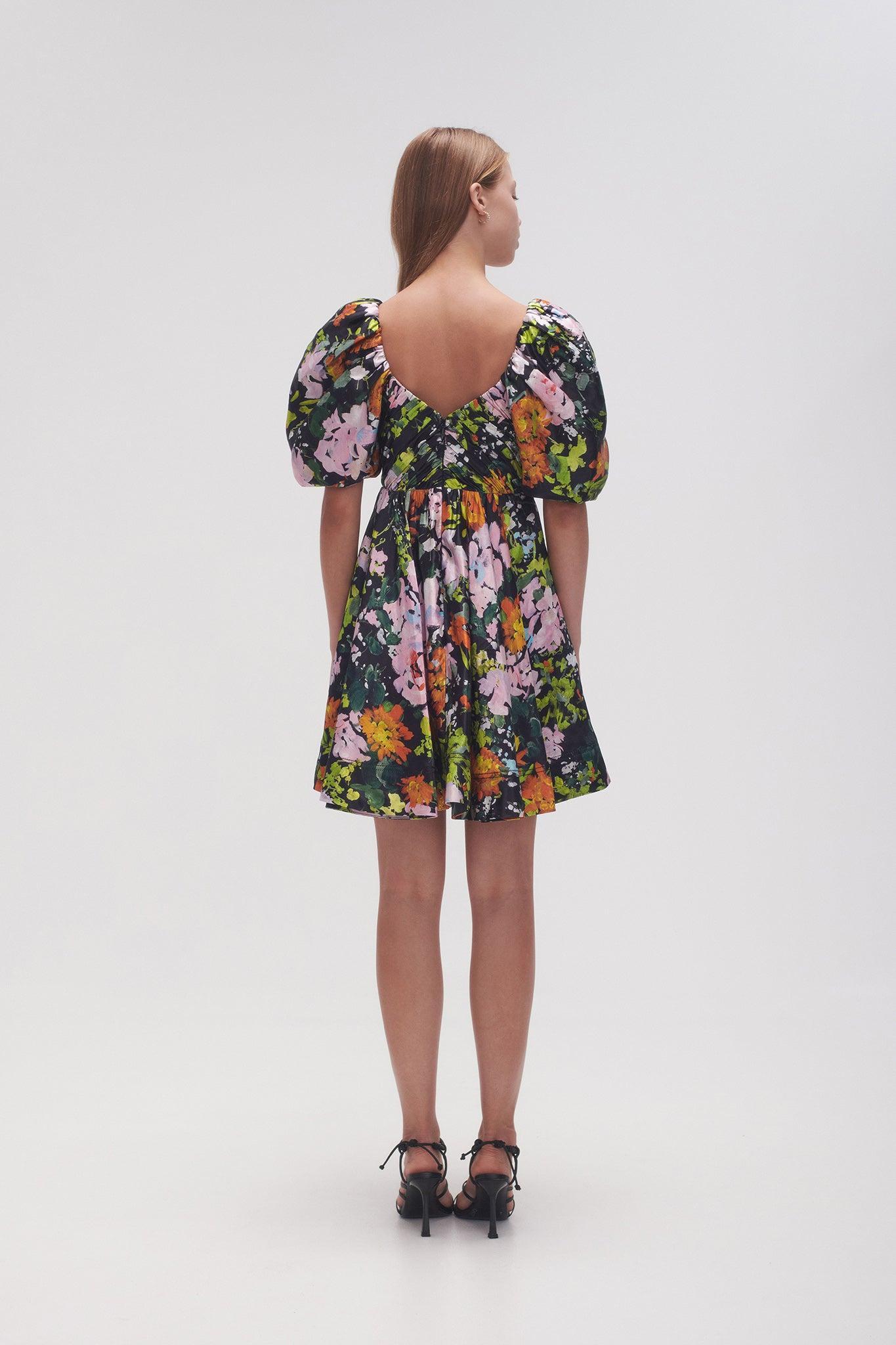 Gabrielle Plunge Mini Dress Product Image