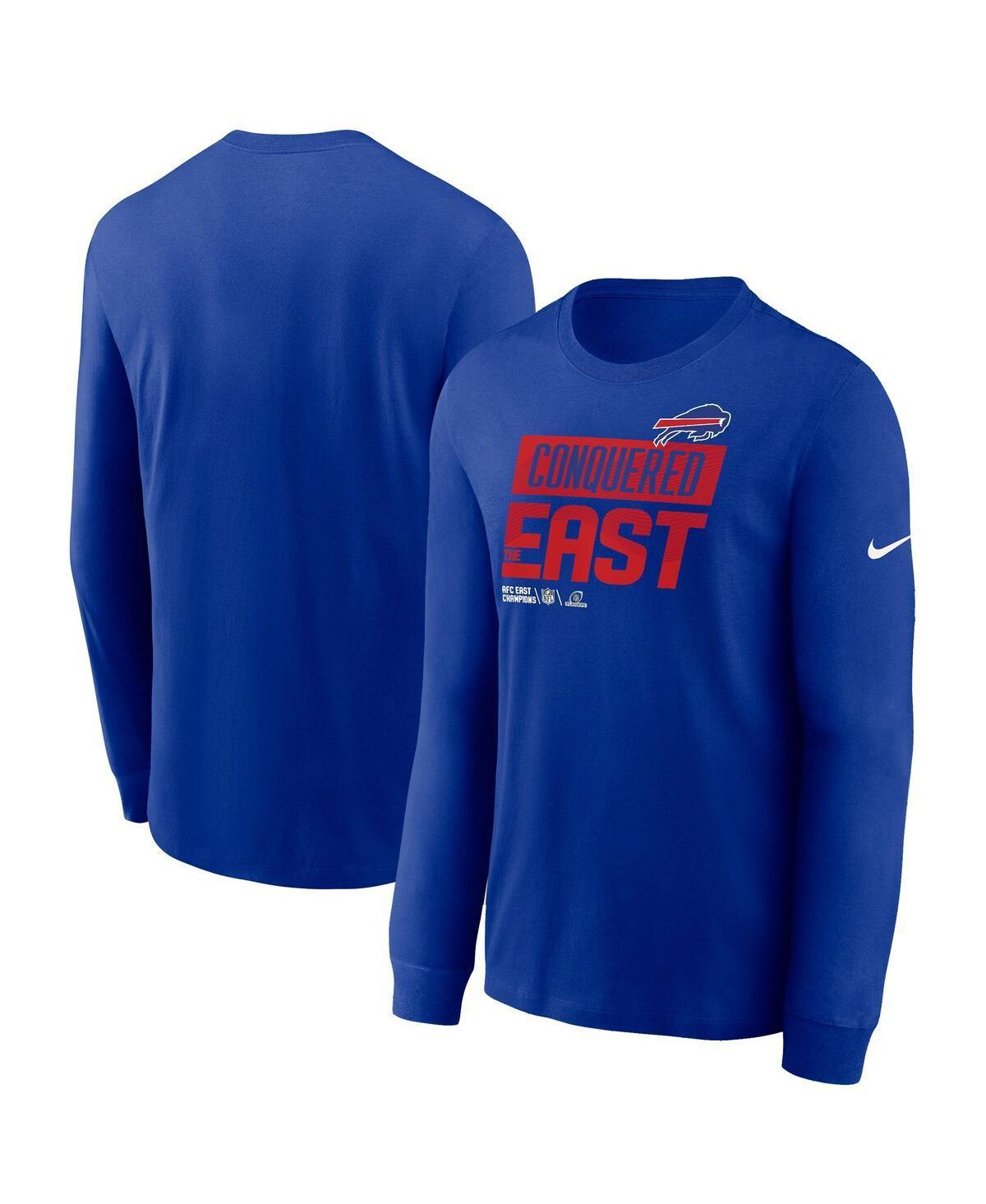 NIKE Men's 2022 Afc East Champions Trophy Collection (nfl Buffalo Bills) T-shirt In Blue Product Image