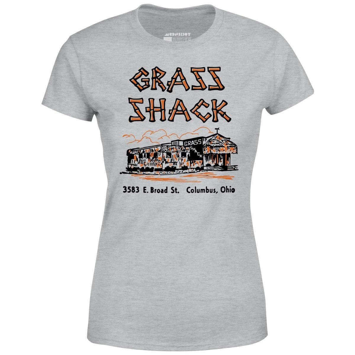 Grass Shack - Columbus, OH - Vintage Tiki Bar - Women's T-Shirt Female Product Image