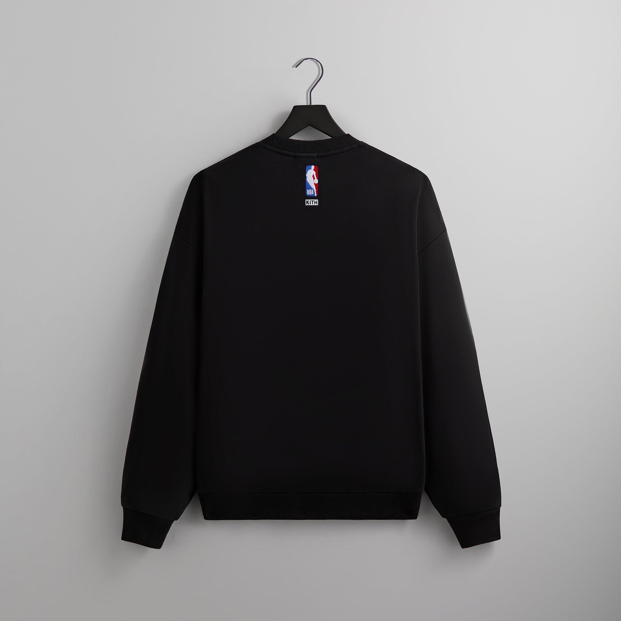 Kith for the New York Knicks Classic Vintage Nelson Crewneck - Black Male Product Image