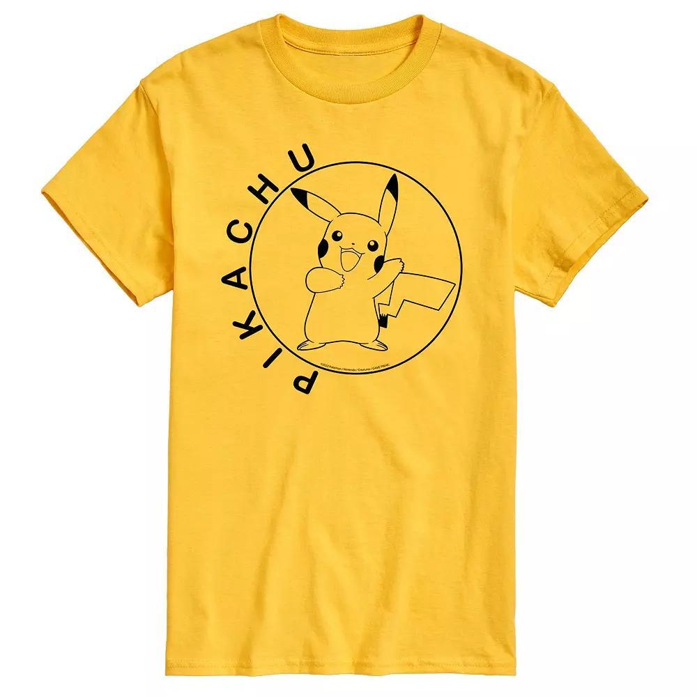 Men's Pokemon Pika Circle Tee,  Product Image