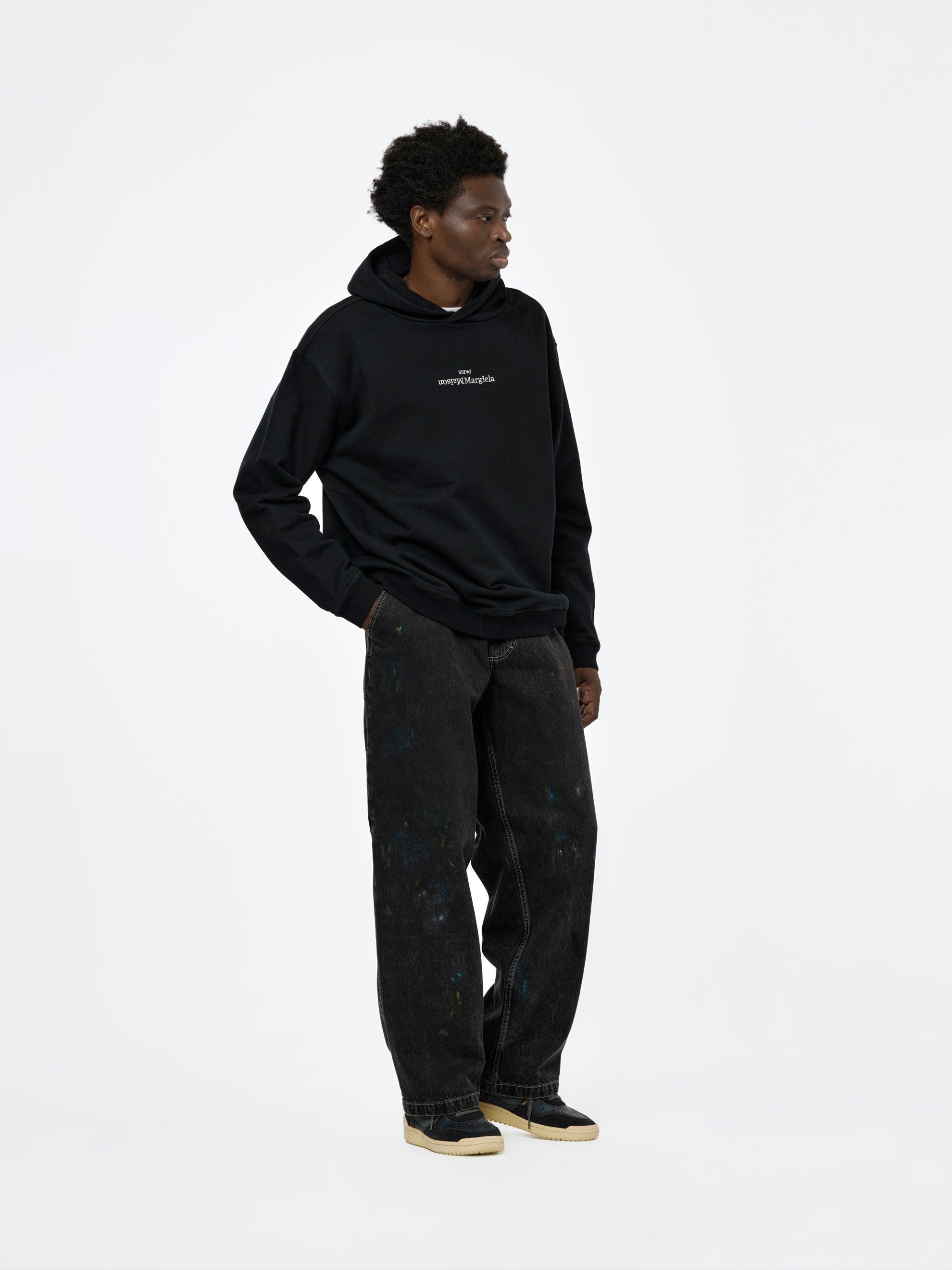 5 Pocket Denim Pants (Washed Black) Product Image