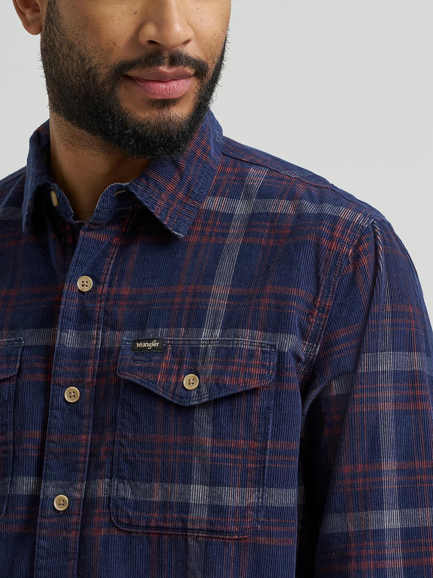 Men's Corduroy Shirt in Dark Sapphire Product Image