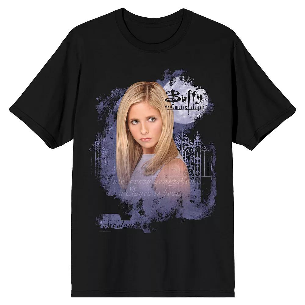 Men's Buffy The Vampire Slayer Short Sleeve Graphic Tee, Size: XL, Black Product Image