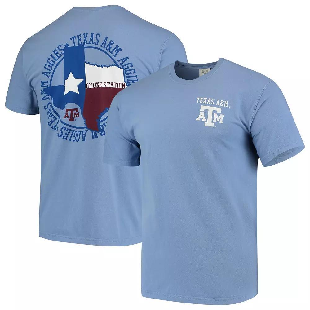 Men's Blue Texas A&M Aggies Flag Local Comfort Color T-Shirt, Size: 2XL Product Image
