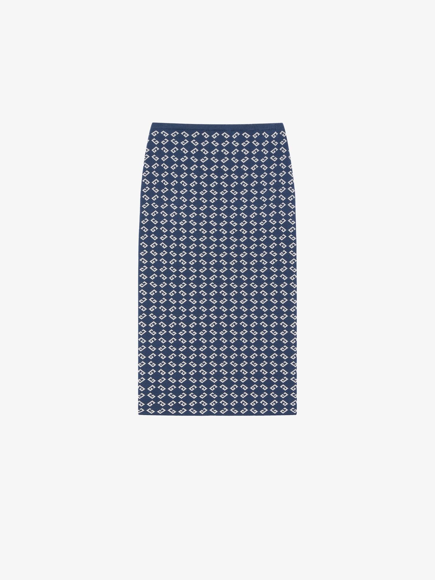 Skirt in monogram 72 jacquard Product Image