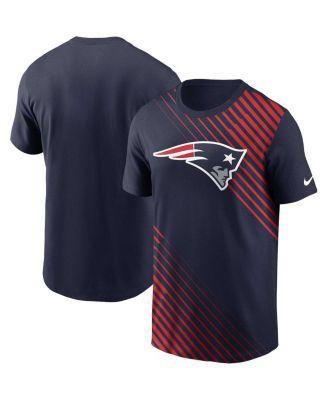 Mens Nike Navy New England Patriots Yard Line Fashion Asbury T-shirt Product Image