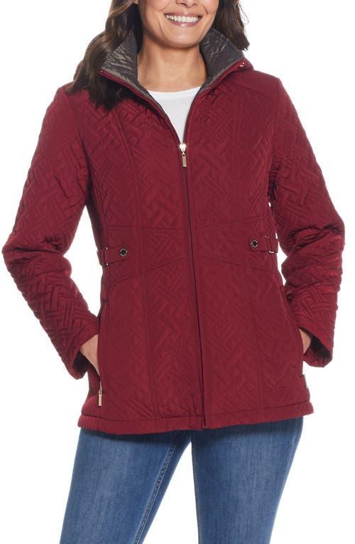 Womens Gallery Hooded Quilt Jacket Product Image