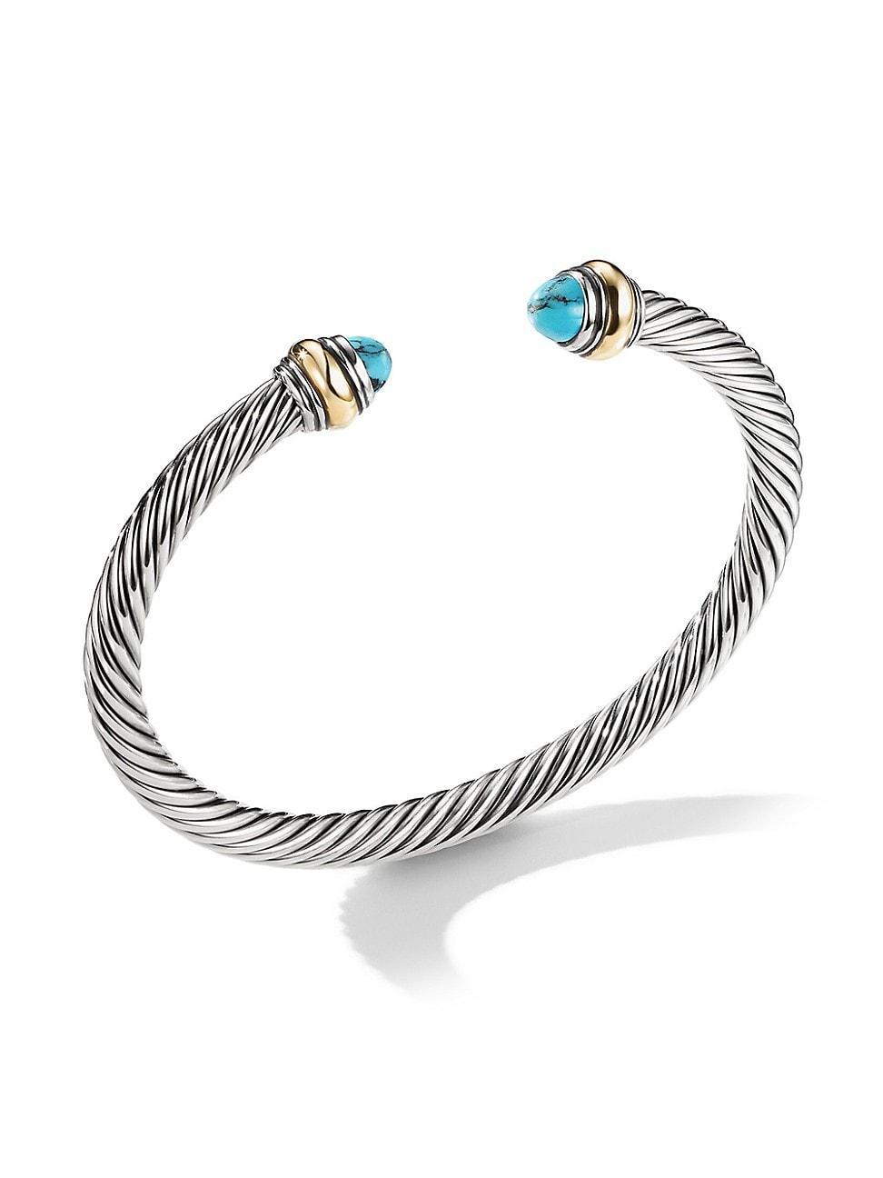 Womens Cable Classics Bracelet in Sterling Silver Product Image