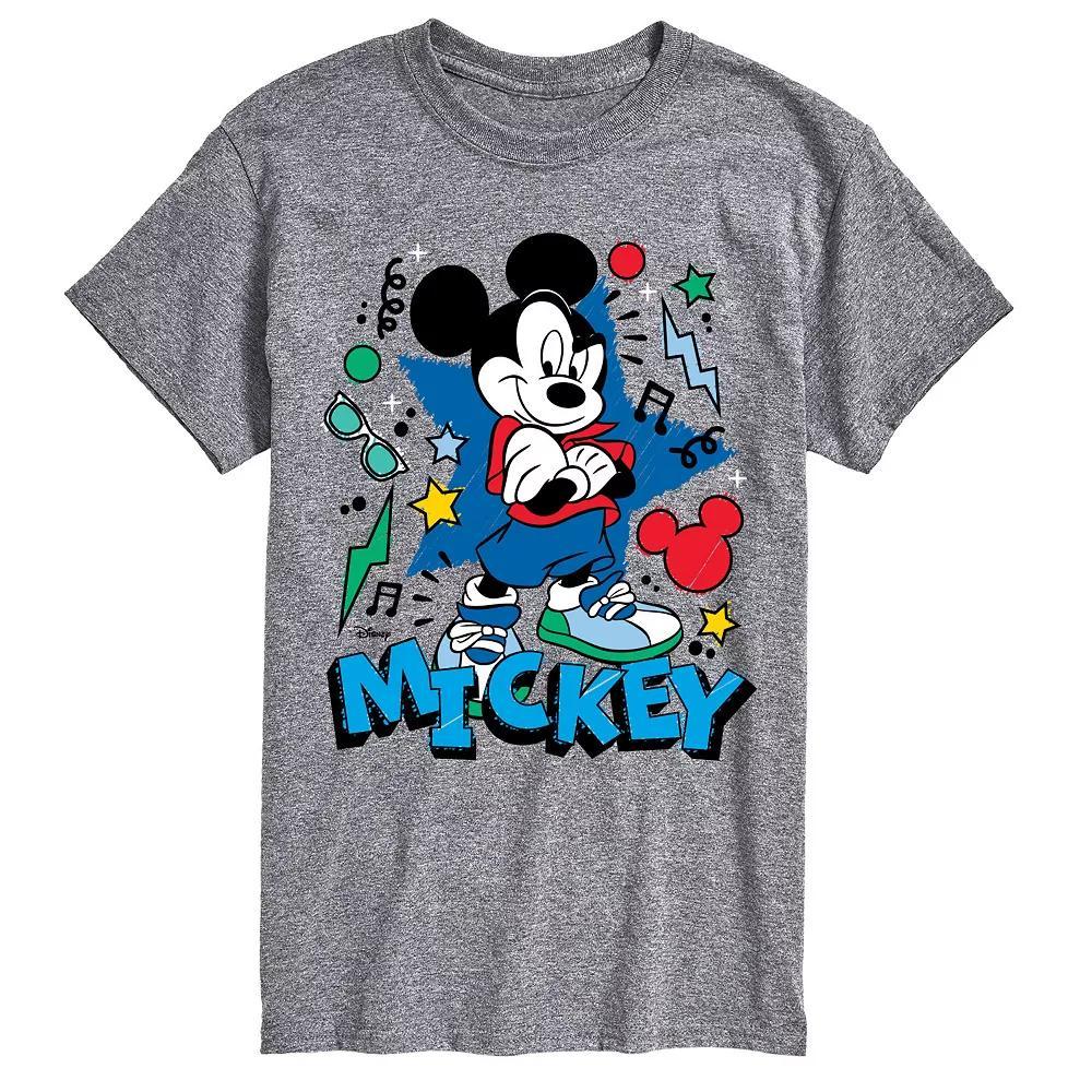 Disney's Mickey Mouse Big & Tall Retro Sketch Graphic Tee, Men's,  Product Image